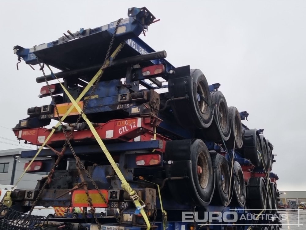 Шаси полуремарке 2010 SDC Tri Axle Skeletal Tailer (5 of): снимка 50