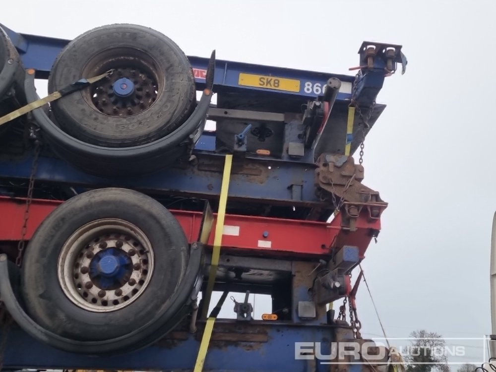 Шаси полуремарке 2010 SDC Tri Axle Skeletal Tailer (5 of): снимка 42