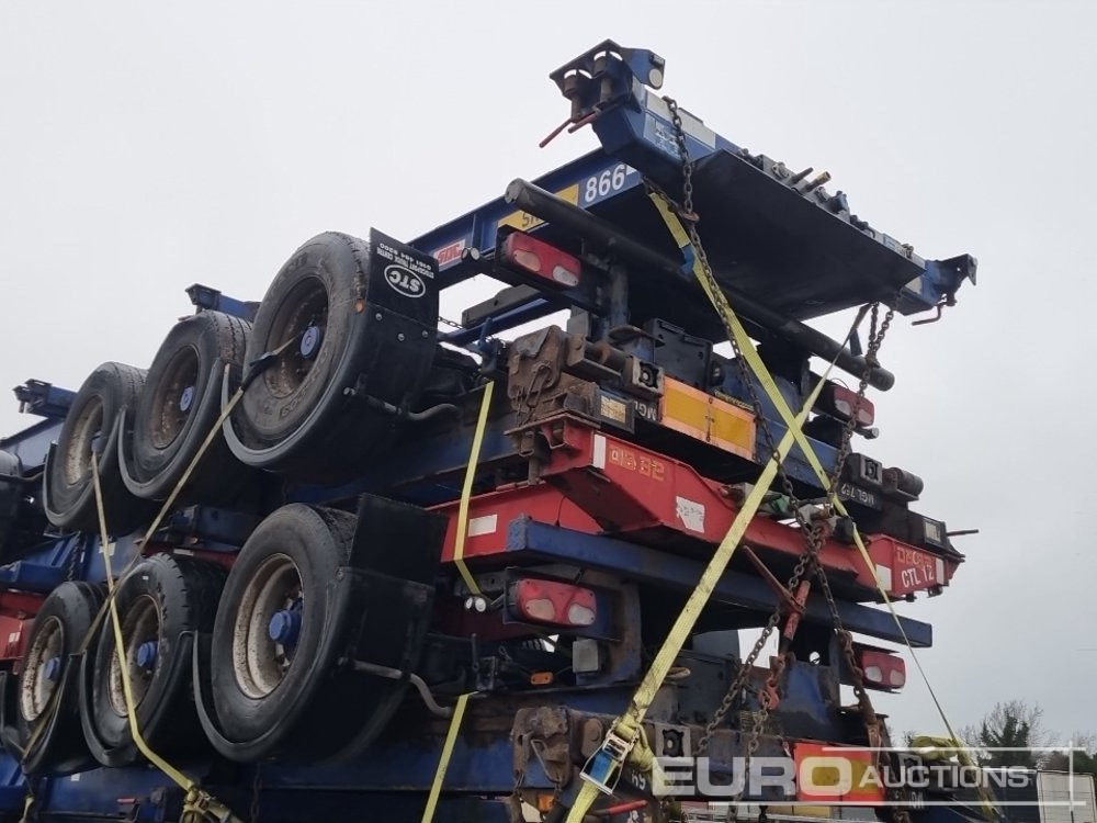 Шаси полуремарке 2010 SDC Tri Axle Skeletal Tailer (5 of): снимка 43