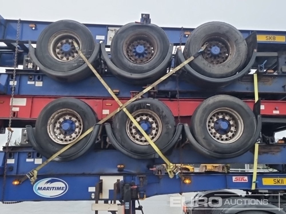 Шаси полуремарке 2010 SDC Tri Axle Skeletal Tailer (5 of): снимка 38