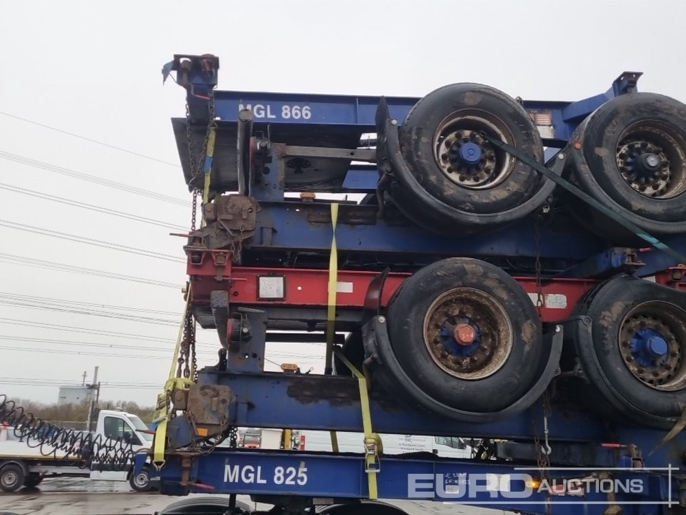 Шаси полуремарке 2010 SDC Tri Axle Skeletal Tailer (5 of): снимка 48