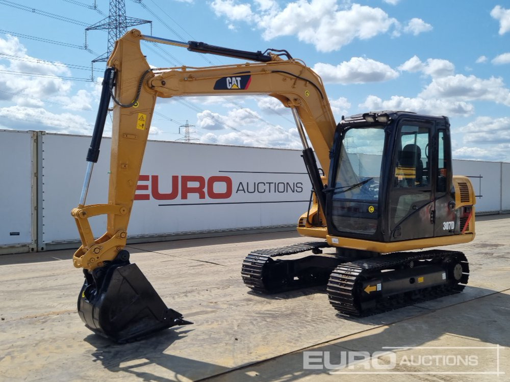 2011 CAT 307D - Мини багер: снимка 1 2011 CAT 307D - Мини багер: снимка 1