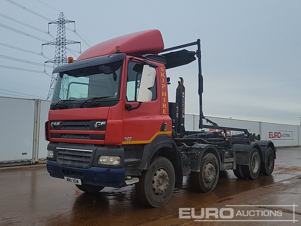 2011 DAF 85CF-410 - Мултилифт с кука камион: снимка 1 2011 DAF 85CF-410 - Мултилифт с кука камион: снимка 1