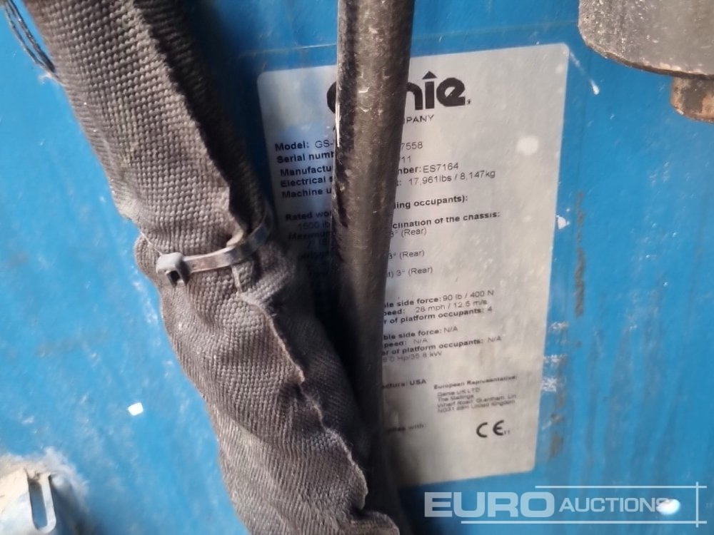 Работна площадка 2011 Genie GS5390: снимка 39