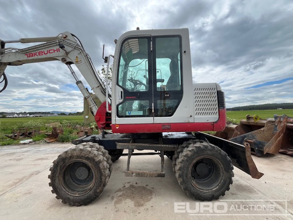 2011 Takeuchi TB175W - Колесен багер: снимка 1 2011 Takeuchi TB175W - Колесен багер: снимка 1