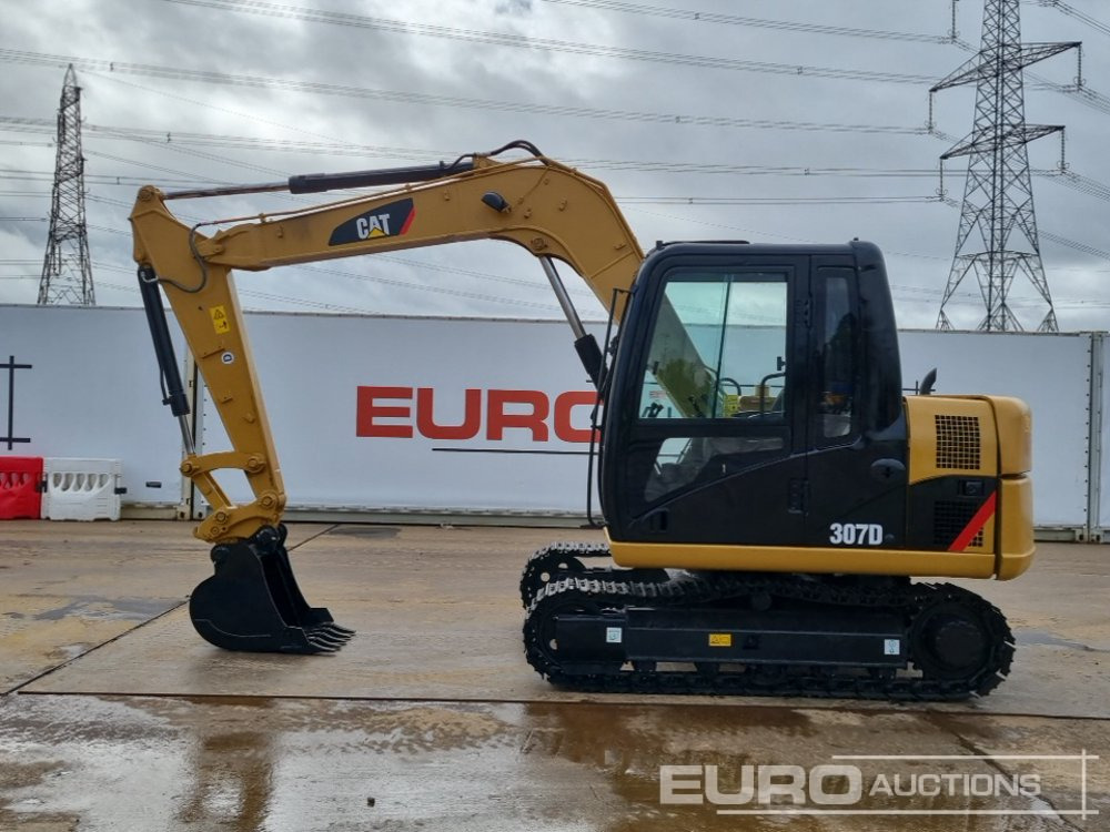 2012 CAT 307D - Мини багер: снимка 2 2012 CAT 307D - Мини багер: снимка 2