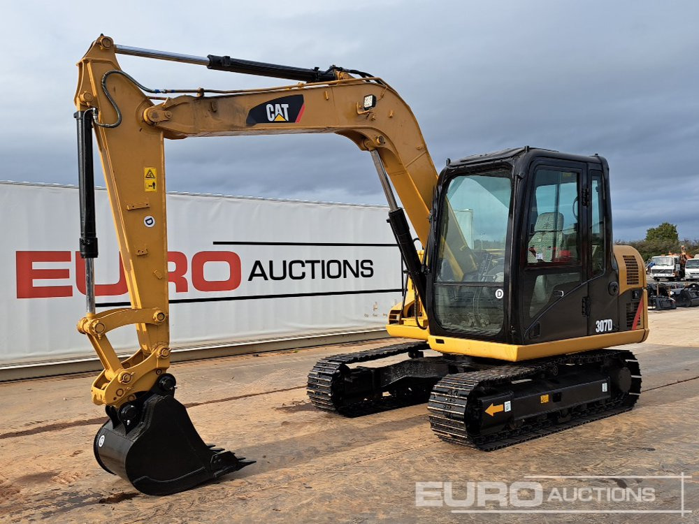 2012 CAT 307D - Мини багер: снимка 1 2012 CAT 307D - Мини багер: снимка 1