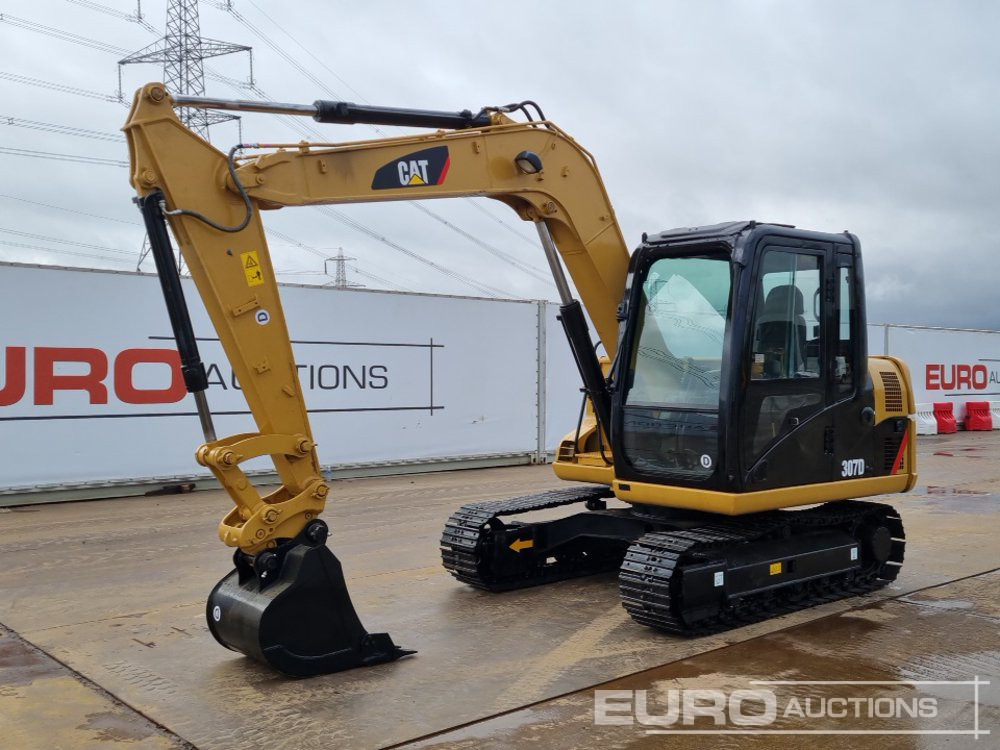 2012 CAT 307D - Мини багер: снимка 1 2012 CAT 307D - Мини багер: снимка 1