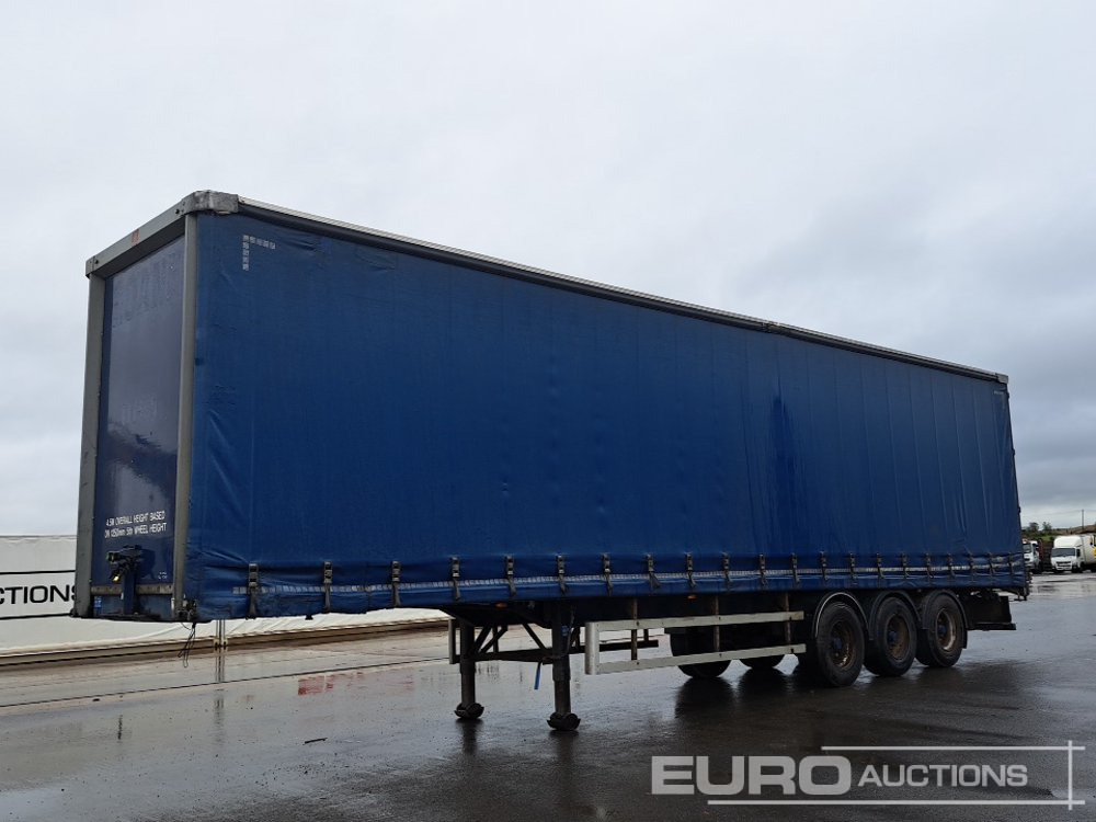 2012 Lawrence David SDC 45' Tri Axle Curtainsider Trailer, BPW Axles - Брезентово полуремарке: снимка 1 2012 Lawrence David SDC 45' Tri Axle Curtainsider Trailer, BPW Axles - Брезентово полуремарке: снимка 1