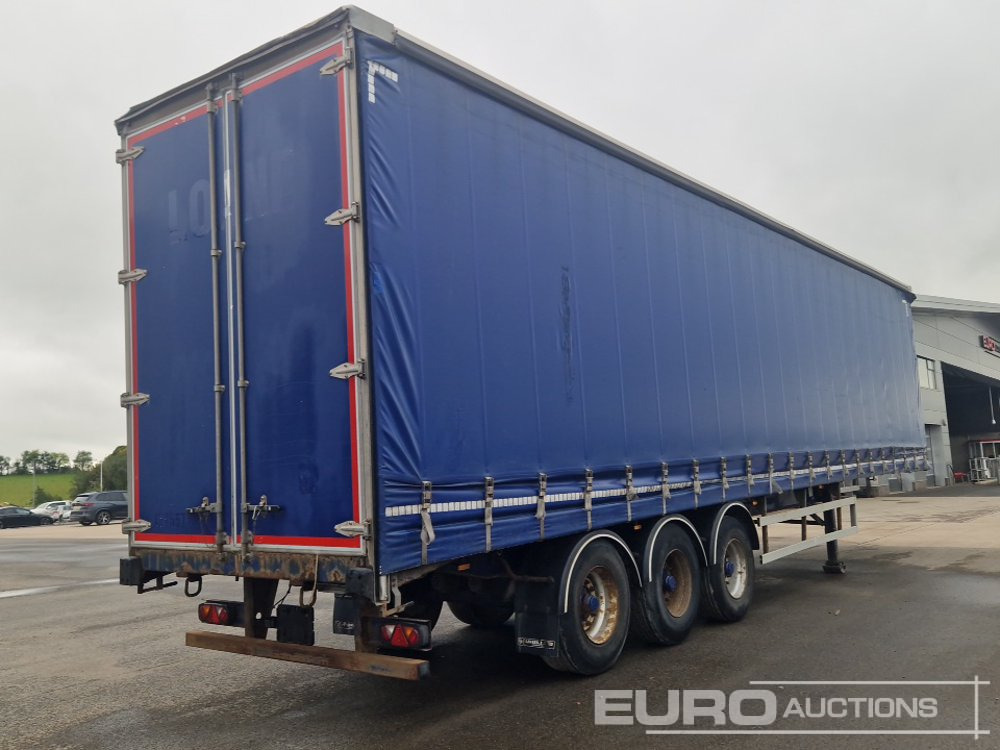 2012 Lawrence David SDC 45' Tri Axle Curtainsider Trailer, BPW Axles - Брезентово полуремарке: снимка 5 2012 Lawrence David SDC 45' Tri Axle Curtainsider Trailer, BPW Axles - Брезентово полуремарке: снимка 5
