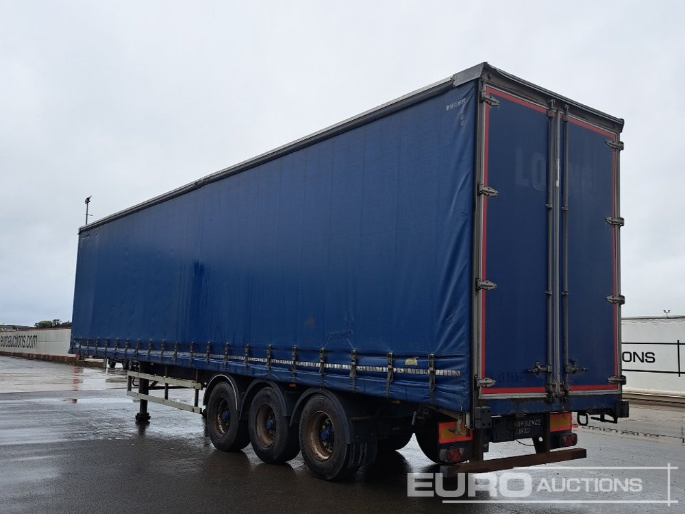 2012 Lawrence David SDC 45' Tri Axle Curtainsider Trailer, BPW Axles - Брезентово полуремарке: снимка 3 2012 Lawrence David SDC 45' Tri Axle Curtainsider Trailer, BPW Axles - Брезентово полуремарке: снимка 3
