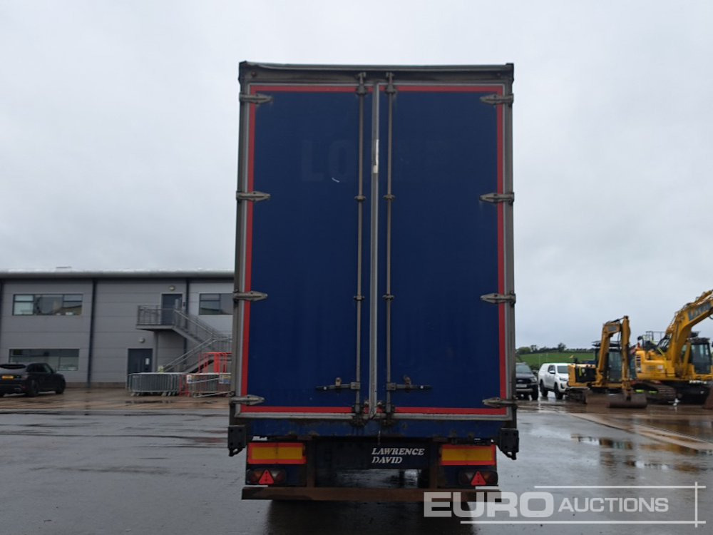 2012 Lawrence David SDC 45' Tri Axle Curtainsider Trailer, BPW Axles - Брезентово полуремарке: снимка 4 2012 Lawrence David SDC 45' Tri Axle Curtainsider Trailer, BPW Axles - Брезентово полуремарке: снимка 4