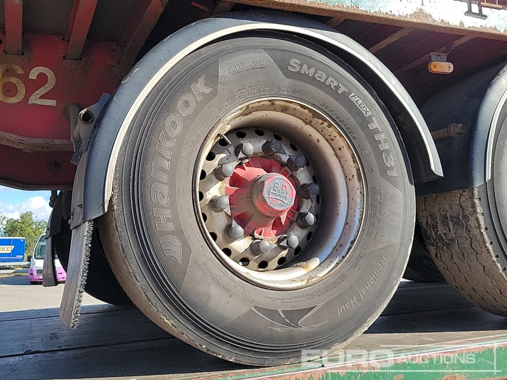 Бордово полуремарке/ Платформа 2012 SDC Tri Axle Flatbed Trailer (3 of): снимка 38