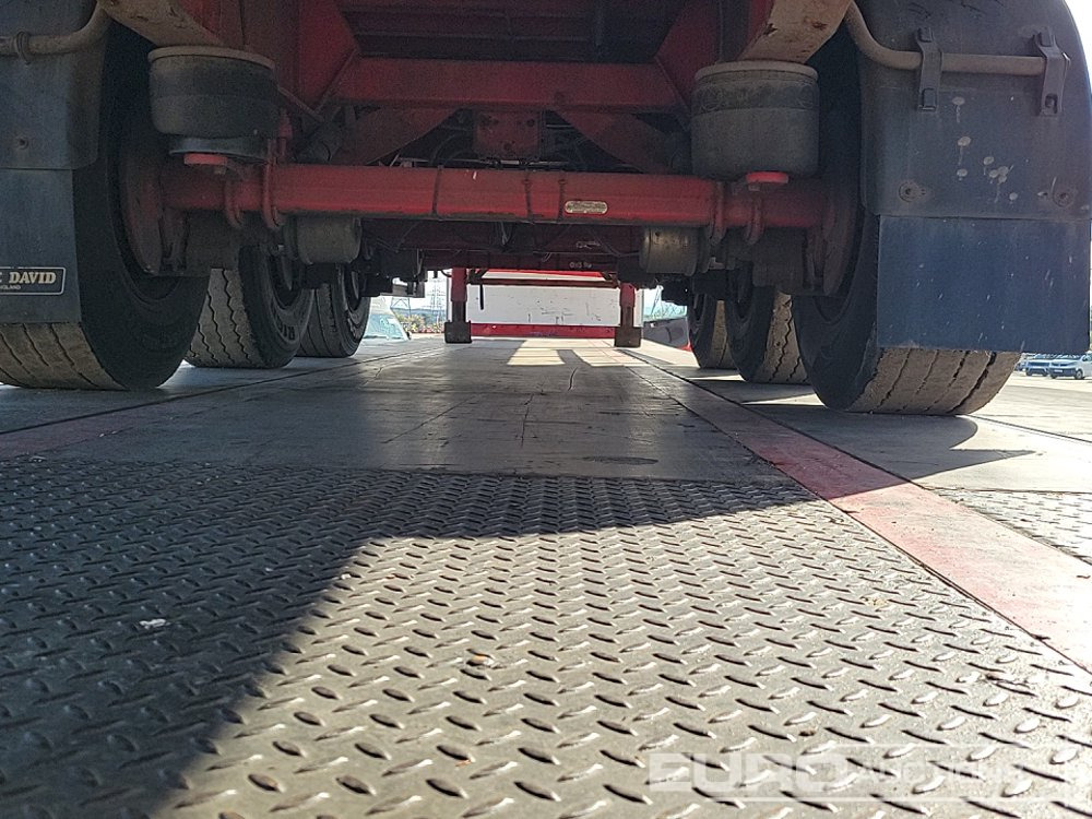 Бордово полуремарке/ Платформа 2012 SDC Tri Axle Flatbed Trailer (3 of): снимка 16
