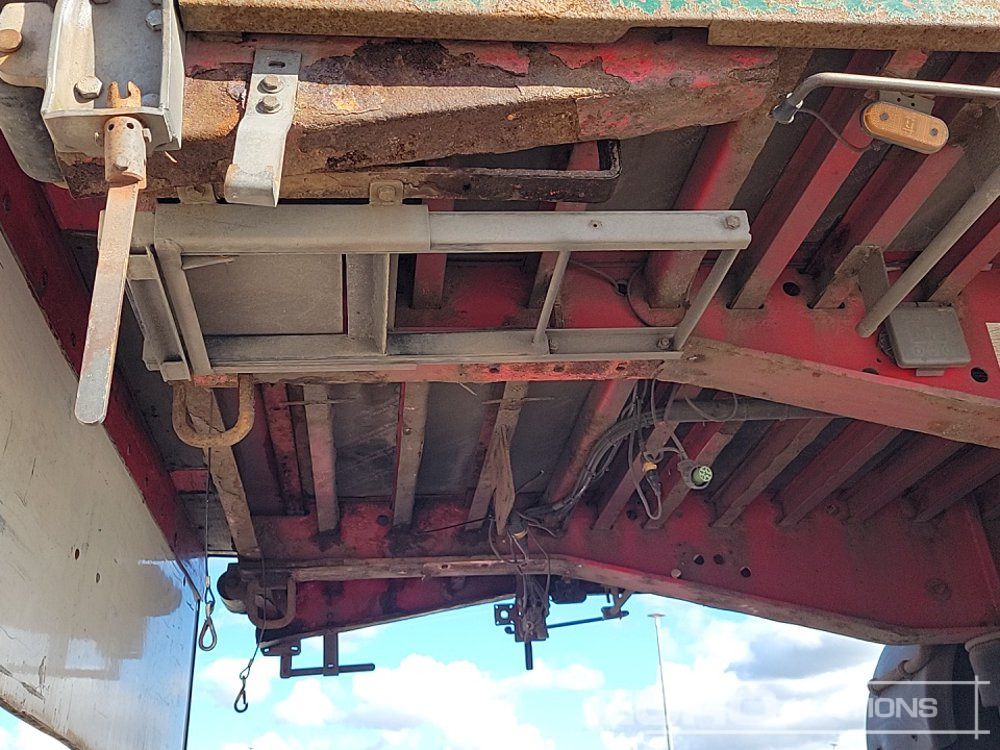 Бордово полуремарке/ Платформа 2012 SDC Tri Axle Flatbed Trailer (3 of): снимка 41