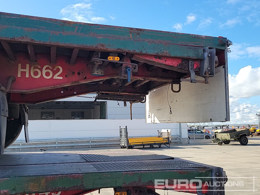 Бордово полуремарке/ Платформа 2012 SDC Tri Axle Flatbed Trailer (3 of): снимка 49