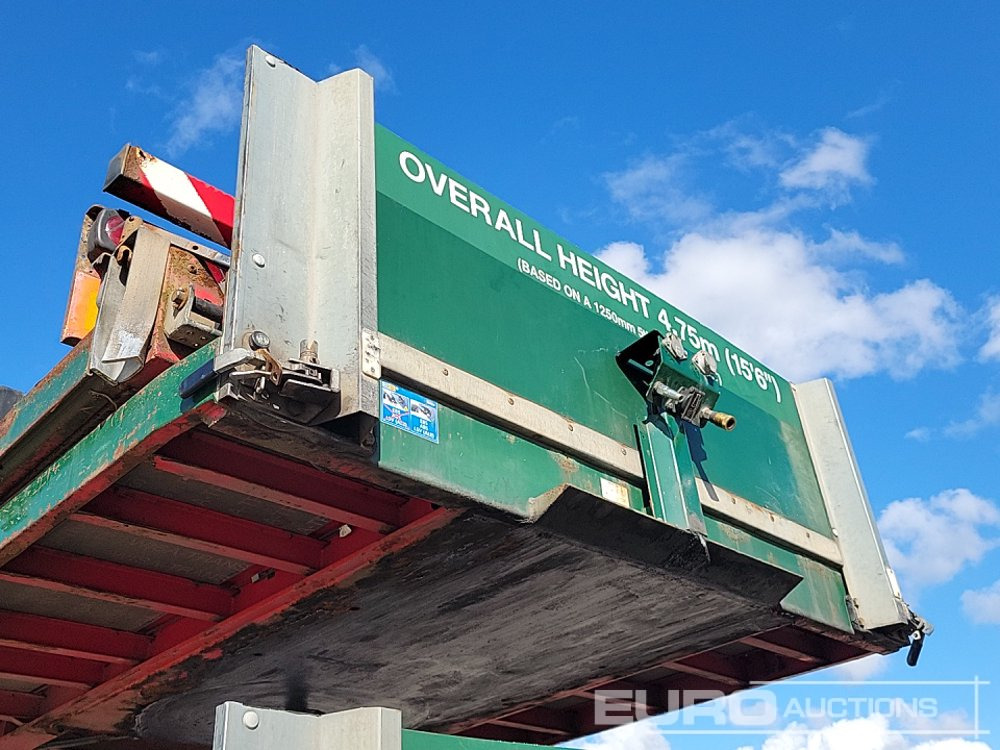 Бордово полуремарке/ Платформа 2012 SDC Tri Axle Flatbed Trailer (3 of): снимка 48