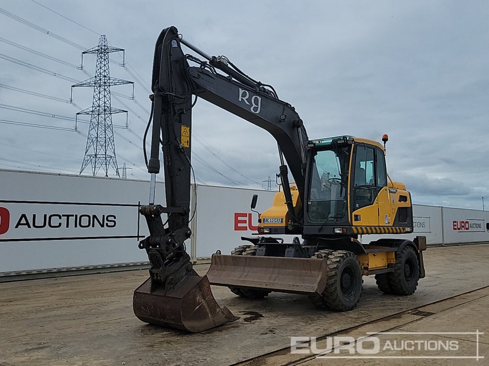 2012 Volvo EW140D - Колесен багер: снимка 1 2012 Volvo EW140D - Колесен багер: снимка 1