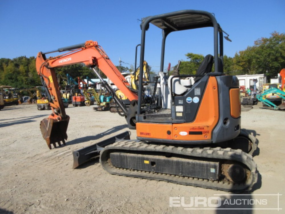 2013 Hitachi ZX40U-5A Rubber Tracks, Blade, Offset, Piped, Bucket - Мини багер: снимка 5 2013 Hitachi ZX40U-5A Rubber Tracks, Blade, Offset, Piped, Bucket - Мини багер: снимка 5