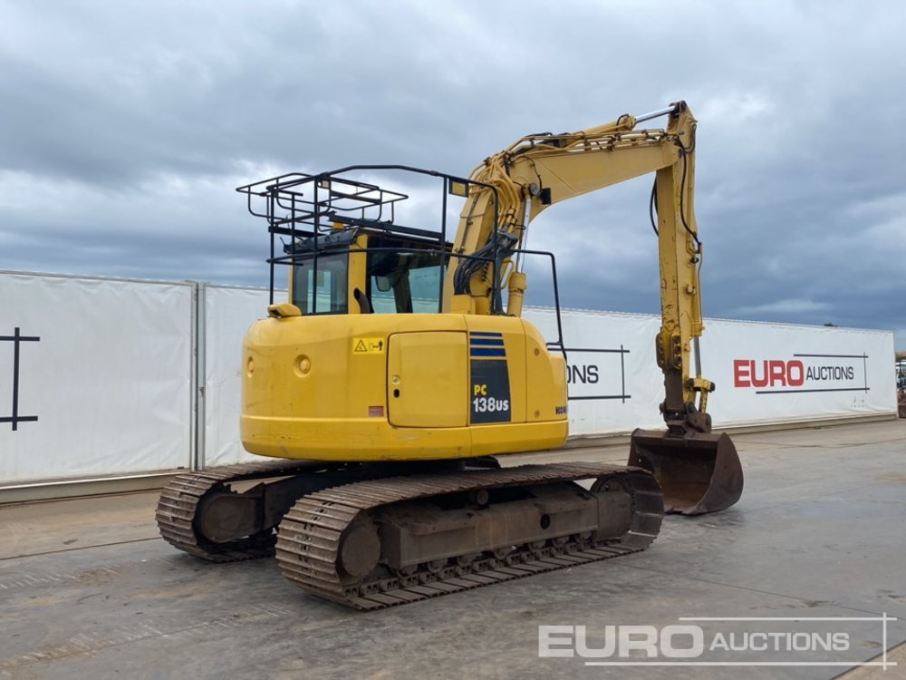 2013 Komatsu PC138US-8 - Верижен багер: снимка 5 2013 Komatsu PC138US-8 - Верижен багер: снимка 5