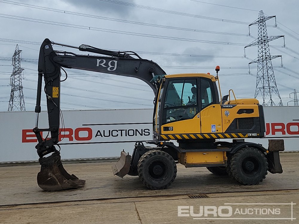 2013 Volvo EW140D - Колесен багер: снимка 2 2013 Volvo EW140D - Колесен багер: снимка 2