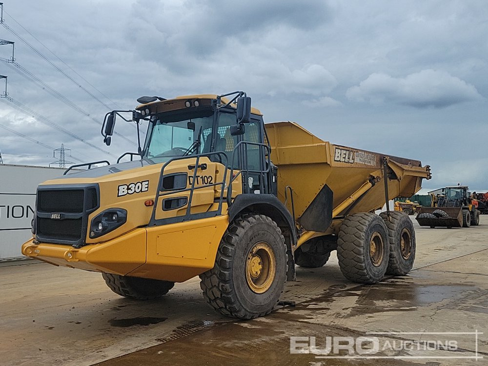 2014 Bell B30E - Съчленен самосвал: снимка 1 2014 Bell B30E - Съчленен самосвал: снимка 1