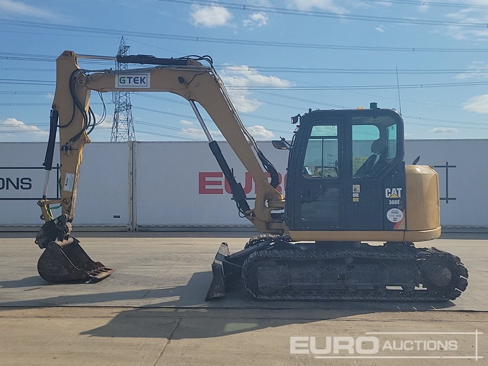 2014 CAT 308E2CR - Мини багер: снимка 2 2014 CAT 308E2CR - Мини багер: снимка 2