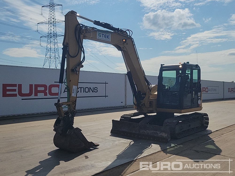 2014 CAT 308E2CR - Мини багер: снимка 1 2014 CAT 308E2CR - Мини багер: снимка 1