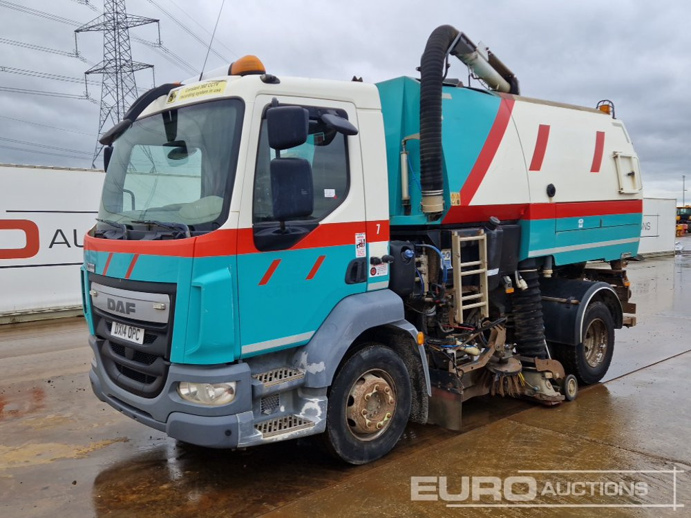 2014 DAF LF 220 FA - Мотометачна машина: снимка 1 2014 DAF LF 220 FA - Мотометачна машина: снимка 1