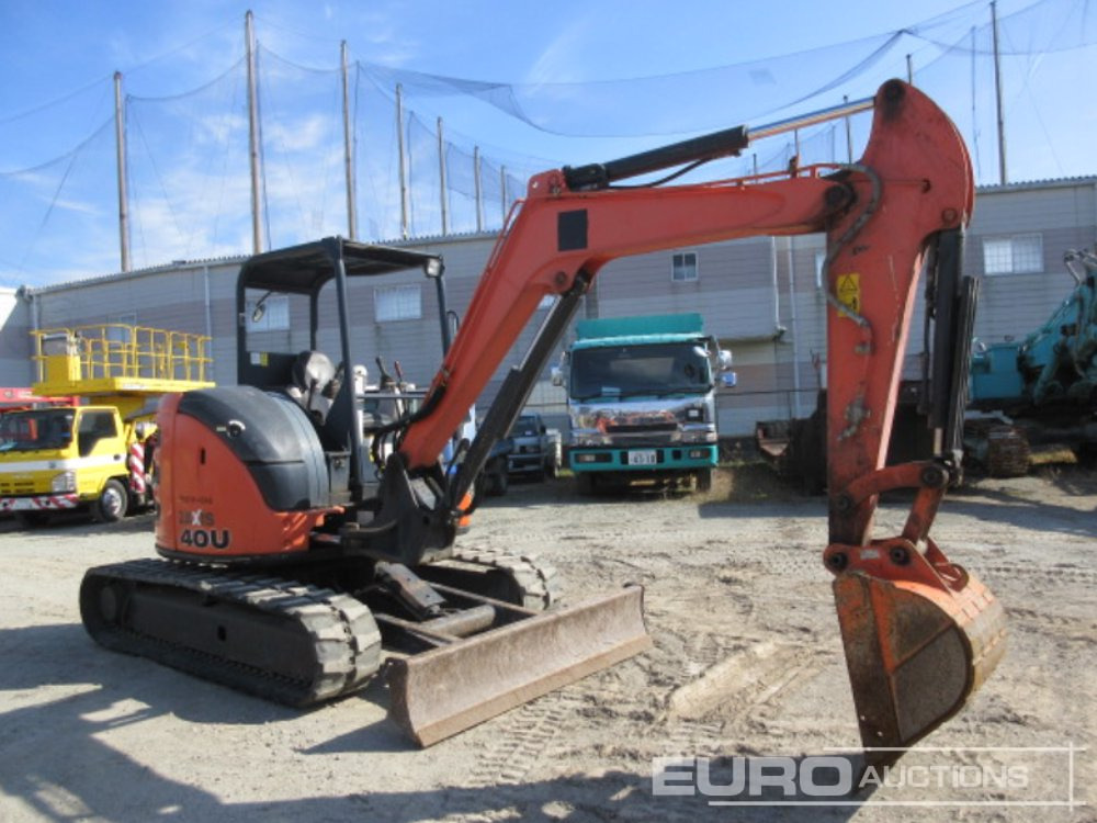 2014 Hitachi ZX40U-5A Rubber Tracks, Blade, Offset, Piped, Bucket - Мини багер: снимка 5 2014 Hitachi ZX40U-5A Rubber Tracks, Blade, Offset, Piped, Bucket - Мини багер: снимка 5