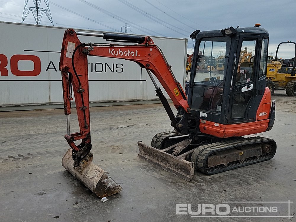 2014 Kubota KX61-3 - Мини багер: снимка 1 2014 Kubota KX61-3 - Мини багер: снимка 1