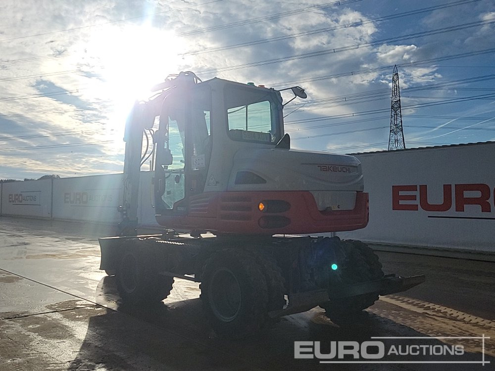 2014 Takeuchi TB295W - Колесен багер: снимка 3 2014 Takeuchi TB295W - Колесен багер: снимка 3