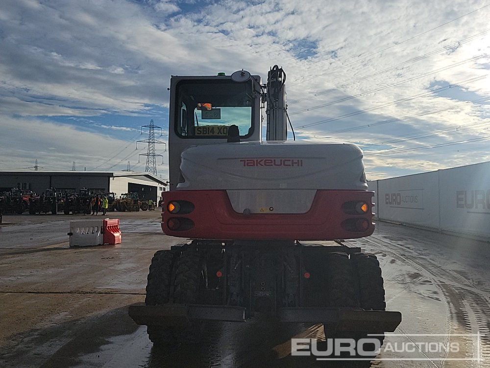 2014 Takeuchi TB295W - Колесен багер: снимка 4 2014 Takeuchi TB295W - Колесен багер: снимка 4