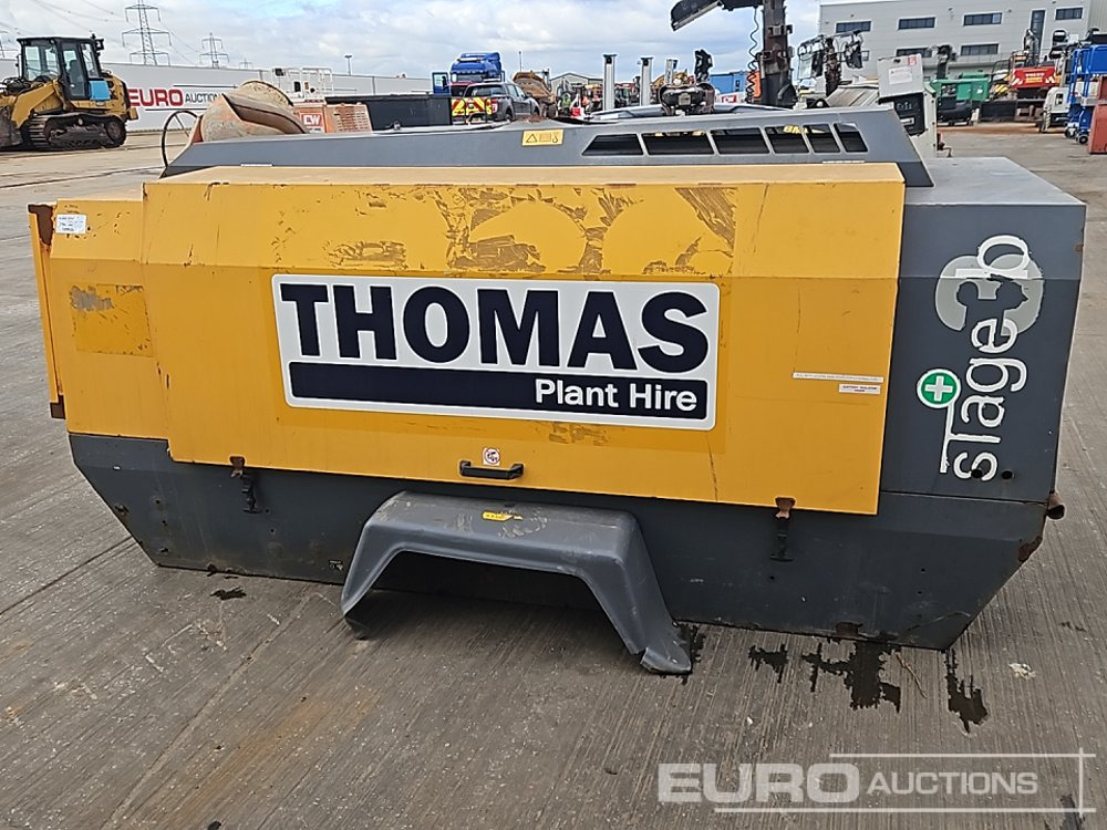 2015 Atlas Copco XAHS186 375CFM - Компресор за въздух: снимка 3 2015 Atlas Copco XAHS186 375CFM - Компресор за въздух: снимка 3