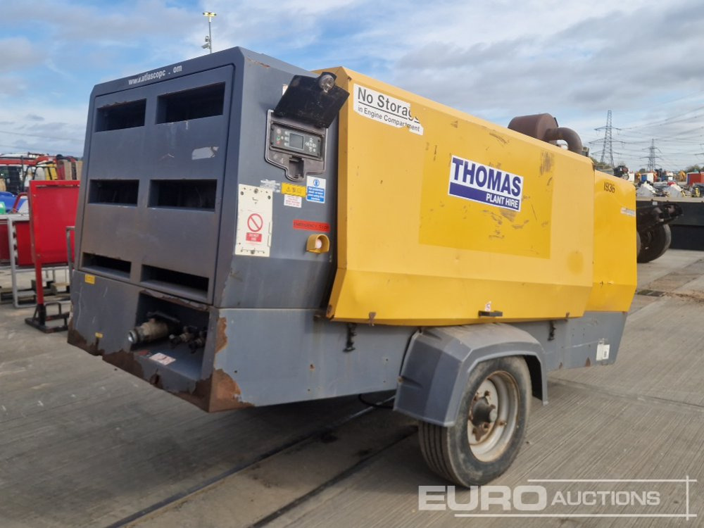 2015 Atlas Copco XAHS237 - Компресор за въздух: снимка 5 2015 Atlas Copco XAHS237 - Компресор за въздух: снимка 5