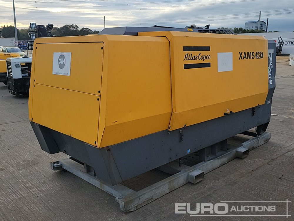 2015 Atlas Copco XAMS367 - Компресор за въздух: снимка 1 2015 Atlas Copco XAMS367 - Компресор за въздух: снимка 1