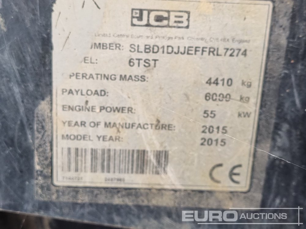 Мини самосвал 2015 JCB 6TST: снимка 40