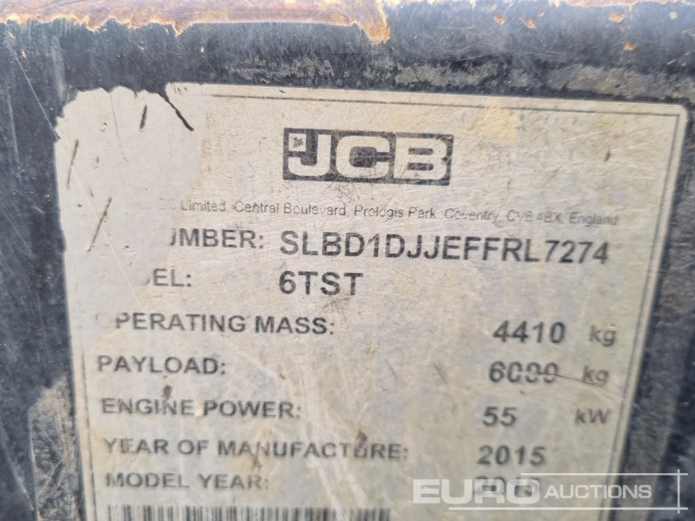 Мини самосвал 2015 JCB 6TST: снимка 41