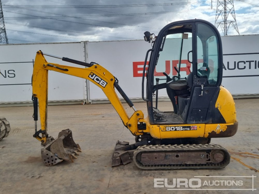 2015 JCB 8018CTS - Мини багер: снимка 2 2015 JCB 8018CTS - Мини багер: снимка 2