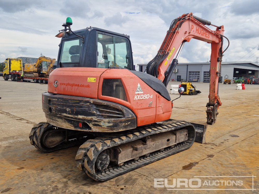 2015 Kubota KX080-4 - Мини багер: снимка 5 2015 Kubota KX080-4 - Мини багер: снимка 5