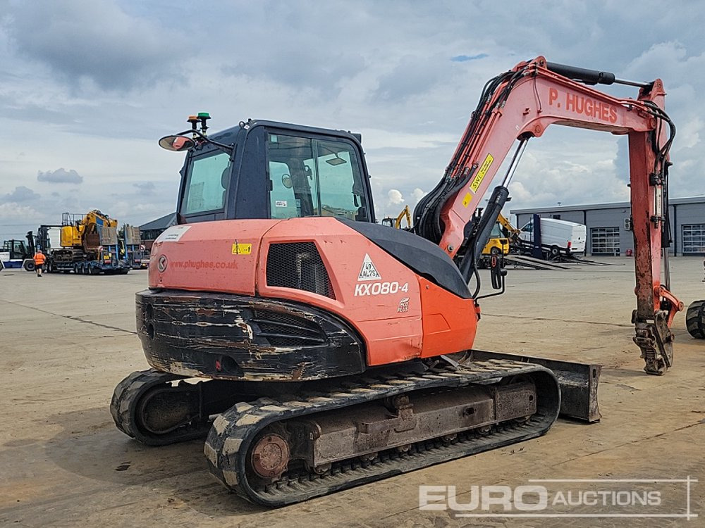 2015 Kubota KX080-4 - Мини багер: снимка 5 2015 Kubota KX080-4 - Мини багер: снимка 5