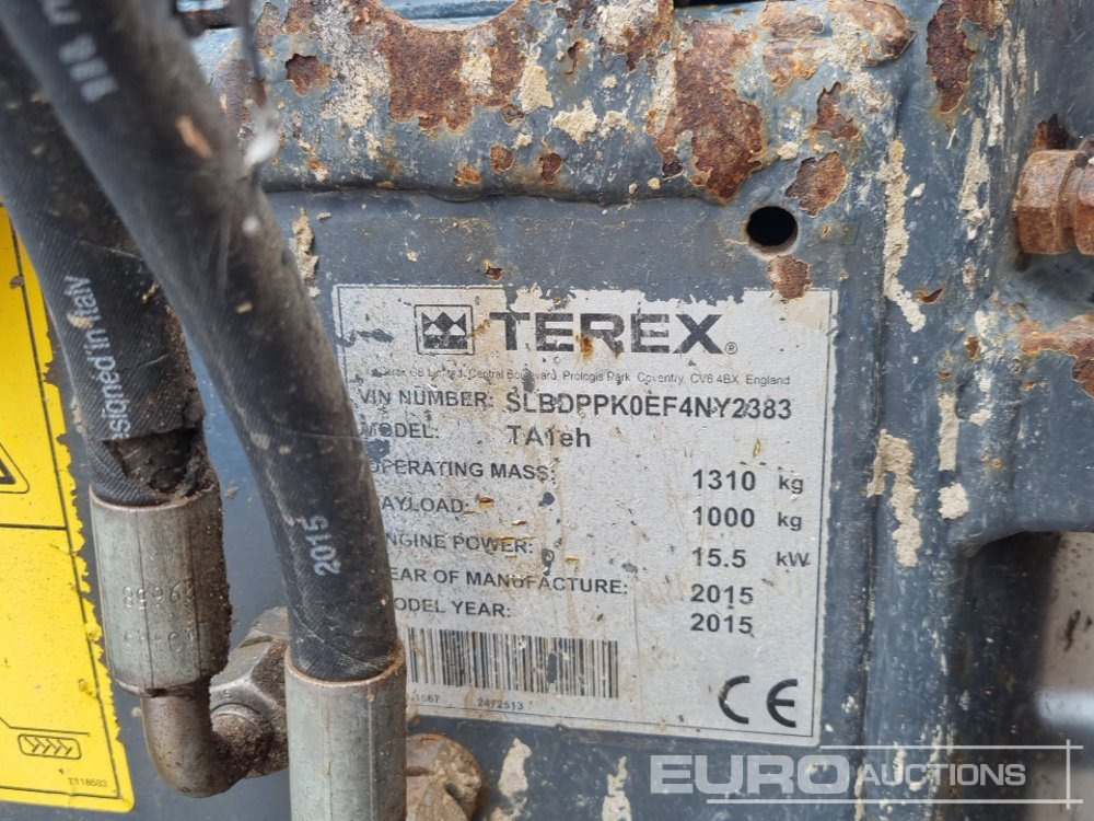 Мини самосвал 2015 Terex TA1EH: снимка 28