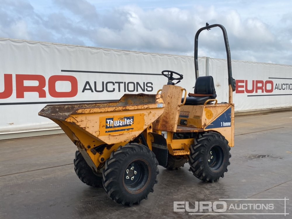 2015 Thwaites 1 Ton Hi Tip Dumper, Roll Bar - Мини самосвал: снимка 1 2015 Thwaites 1 Ton Hi Tip Dumper, Roll Bar - Мини самосвал: снимка 1