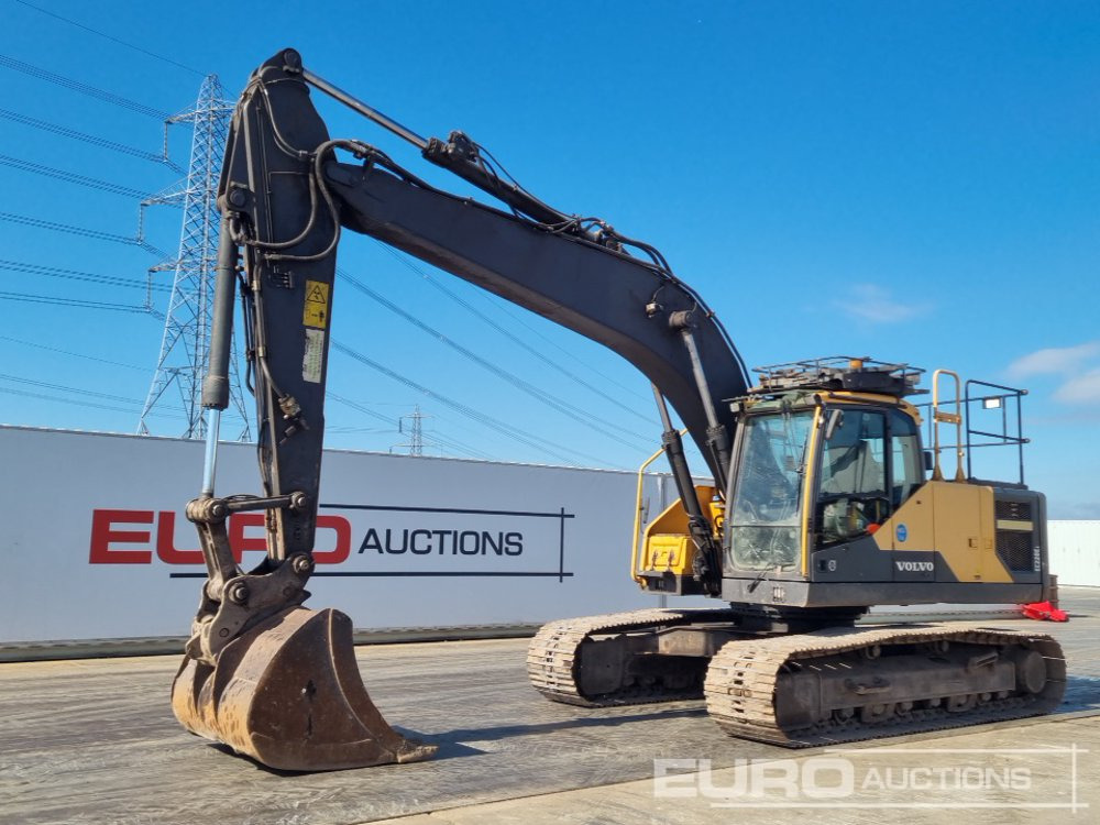 2015 Volvo EC220EL - Верижен багер: снимка 1 2015 Volvo EC220EL - Верижен багер: снимка 1