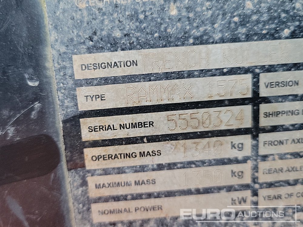 Техника за слагане на асфалт 2016 Ammann RAMMAX 1575: снимка 44