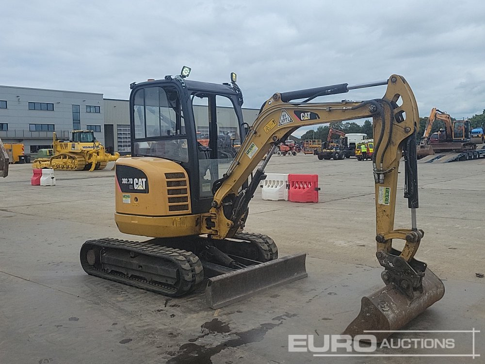 Мини багер 2016 CAT 302.7DCR: снимка 7