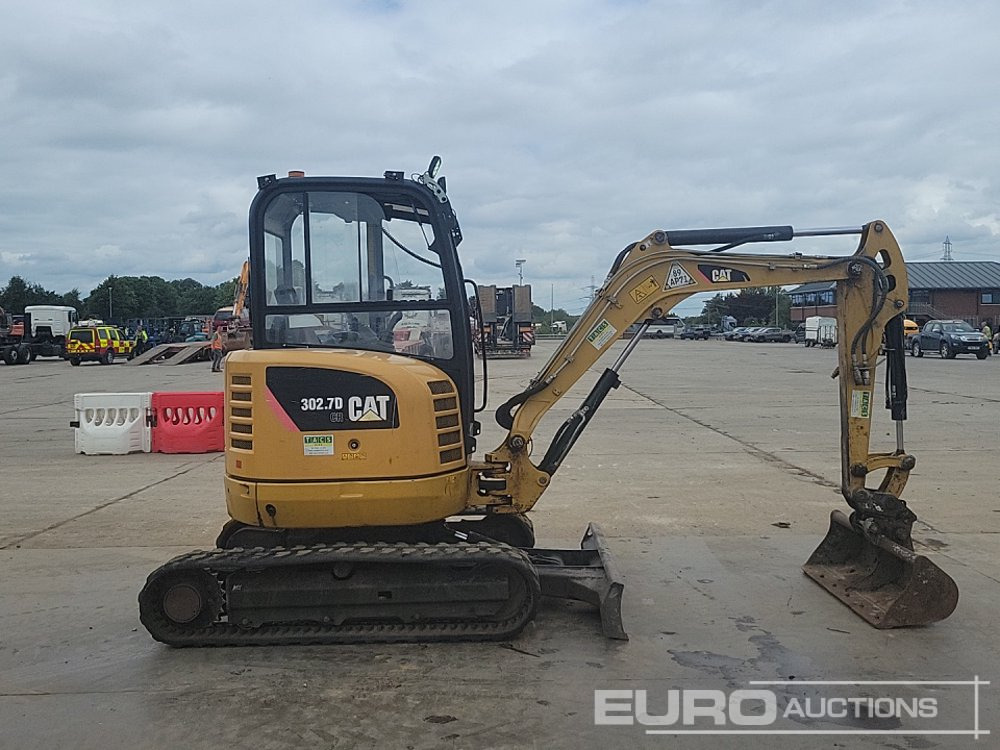 Мини багер 2016 CAT 302.7DCR: снимка 6