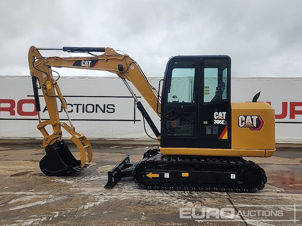 2016 CAT 306E2 - Мини багер: снимка 2 2016 CAT 306E2 - Мини багер: снимка 2
