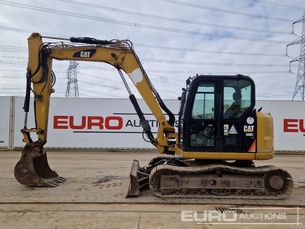 2016 CAT 308E2CR - Мини багер: снимка 2 2016 CAT 308E2CR - Мини багер: снимка 2