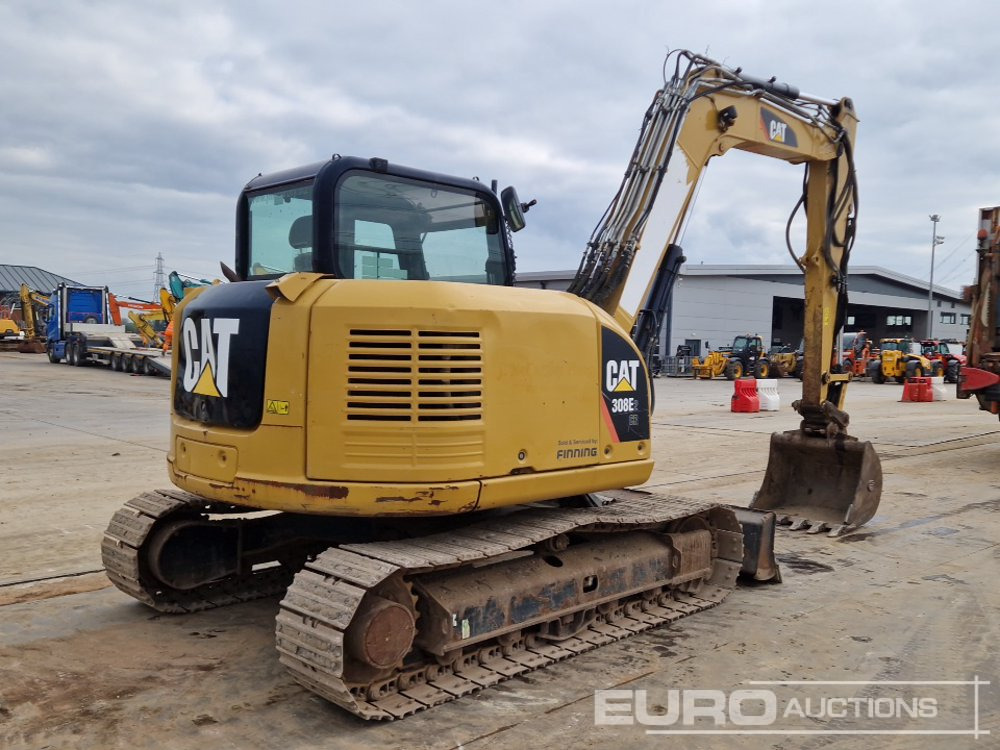2016 CAT 308E2CR - Мини багер: снимка 5 2016 CAT 308E2CR - Мини багер: снимка 5